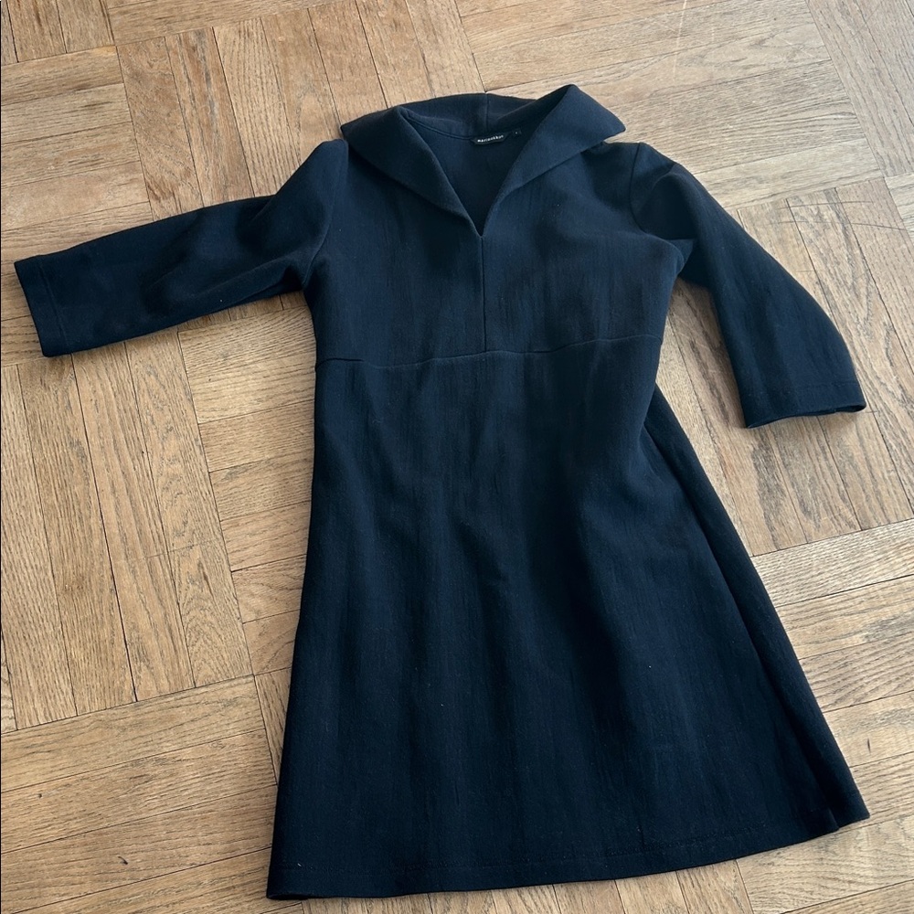 Marimekko Black V-Neck dress - rare classic!!